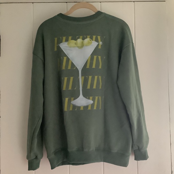 Filthy Martini Sweatshirt - NEW - Picture 2 of 2